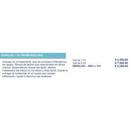 KENALOG – 10 (TRIAMCINOLONA)