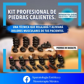 KIT PROFESIONAL DE PIEDRAS CALIENTES 28PZ...