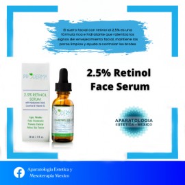 Suero facial de retinol al 2.5%